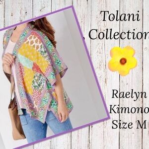 Anthropologie Tolani Collection Raelyn Kimono
Bright Patchwork M